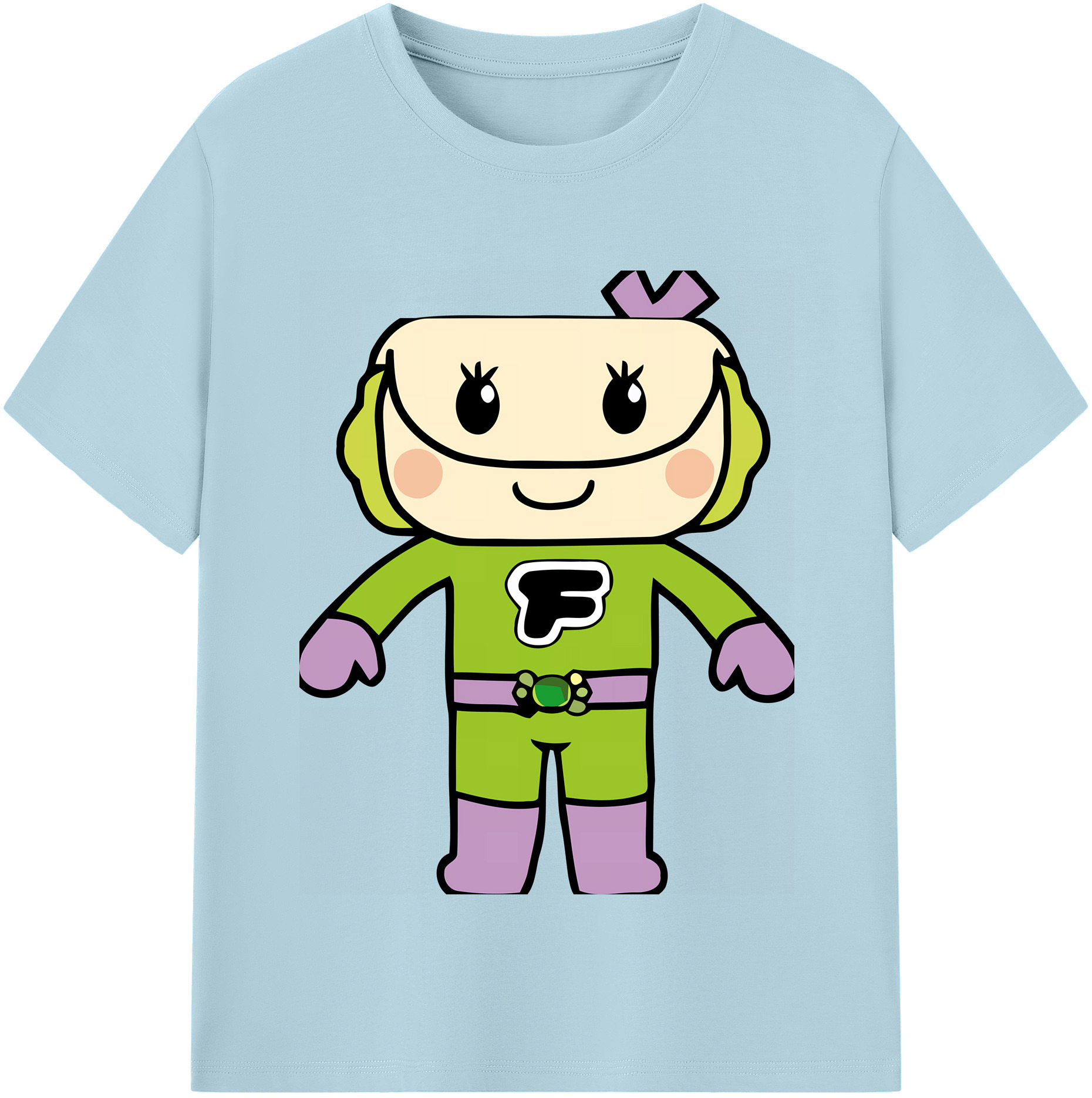 （画像用） アンパンマン Anpanman 綿100％半袖Tシャツ（フロントプリント）